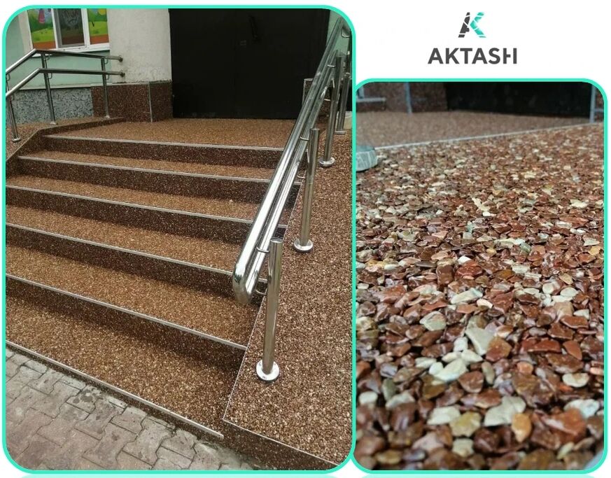 Tapete de pedra e produtos da Aktash