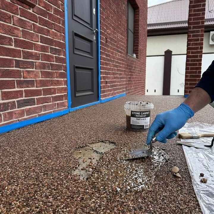 Tecnologia e aplicação de carpetes de pedra